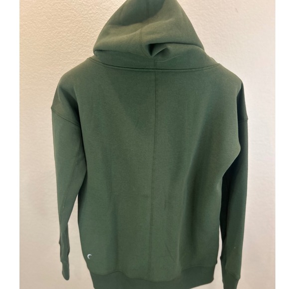 Zyia Active Green Funnel Neck Pocket Hoodie Womens Size M Cotton Polyester Blend - Picture 6 of 8